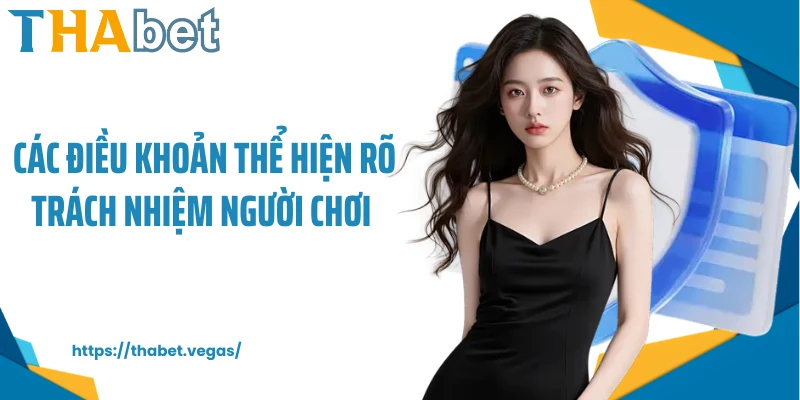 Các điều khoản thể hiện rõ trách nhiệm người chơi 